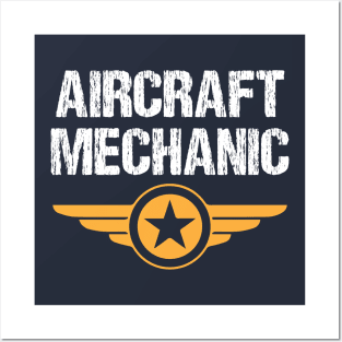 Aircraft Mechanic T Shirt - Aircraft Mechanic Gift Posters and Art